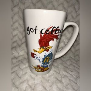 Woody Woodpecker Got Coffee? Mug Walter Lantz Universal Studios '98  14oz Mug